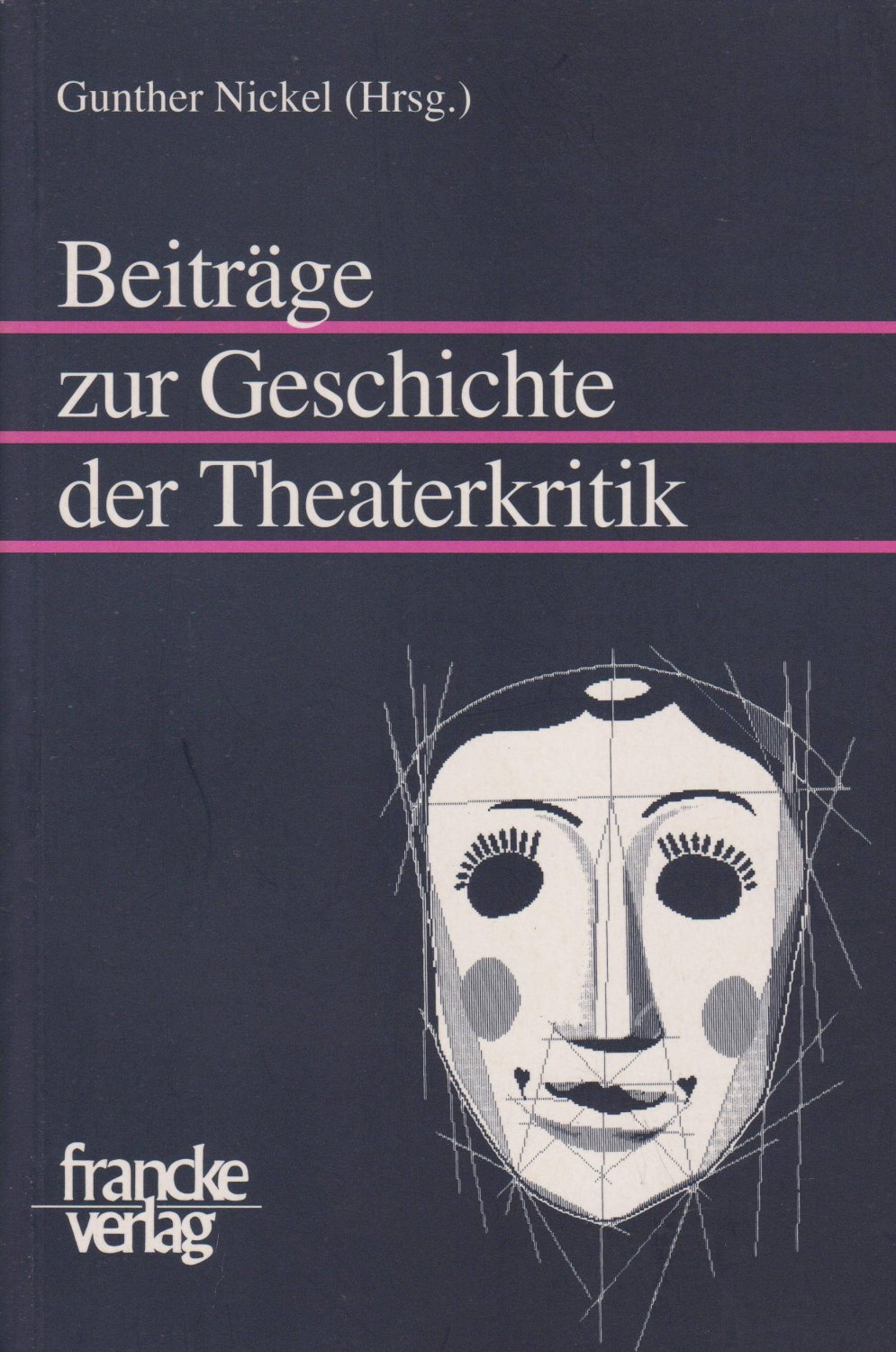 Beiträge zur Geschichte der Theaterkritik.