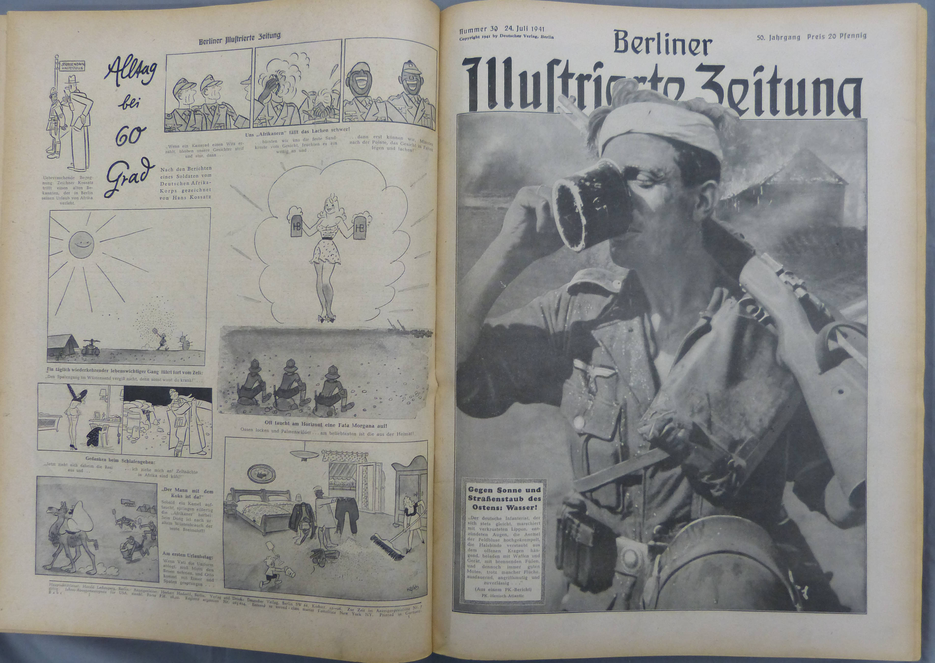 Berliner Illustrirte Zeitung. 40.Jahrgang. 1931. Nummer 1-53. (= komplett in …