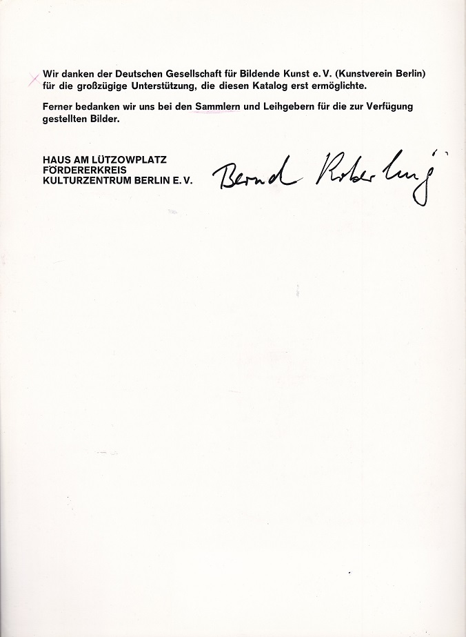 Bernd Koberling. Berge Birken Seen. (Signiert!).