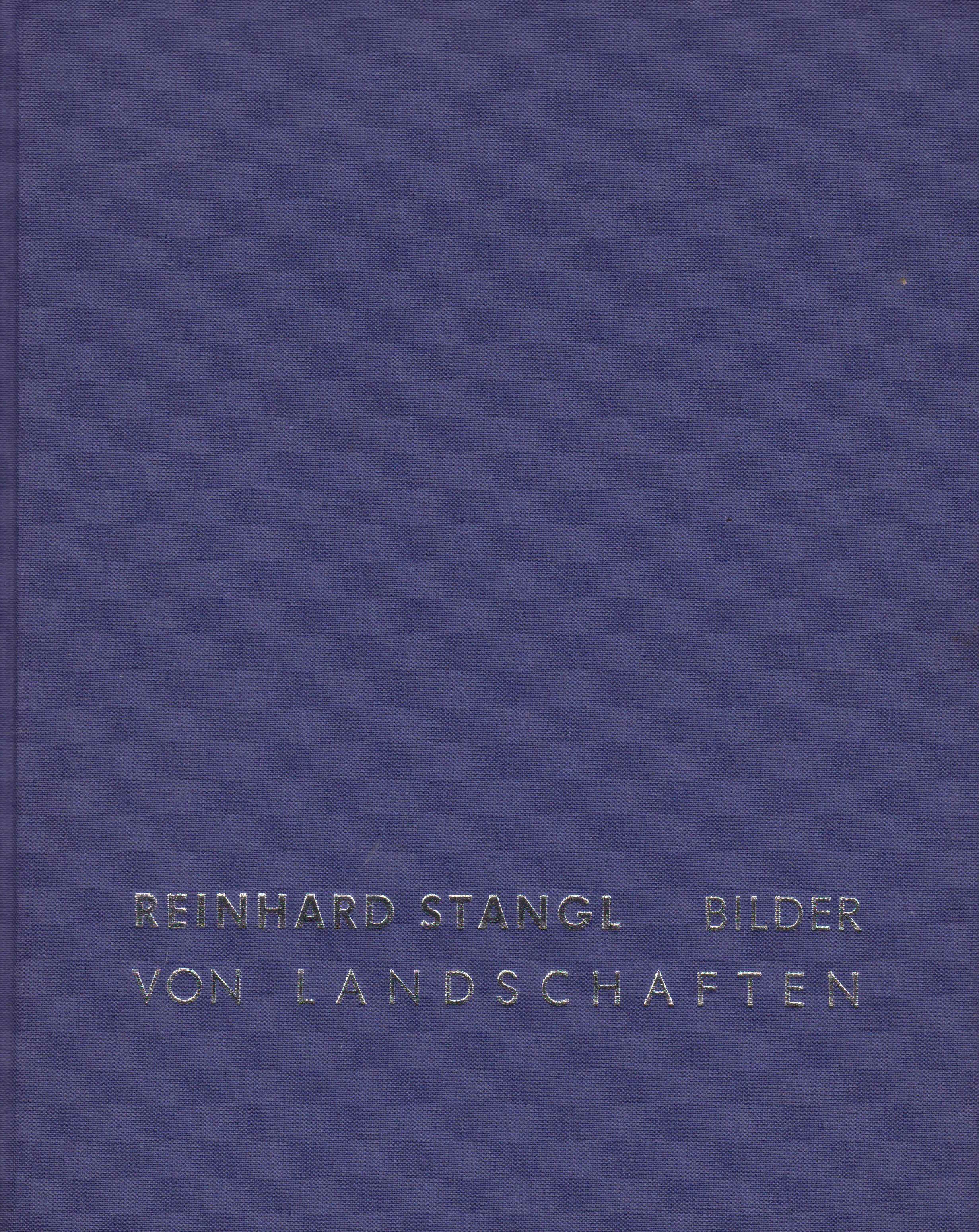 Bilder von Landschaften. (Mit Künstler-Widmung!).