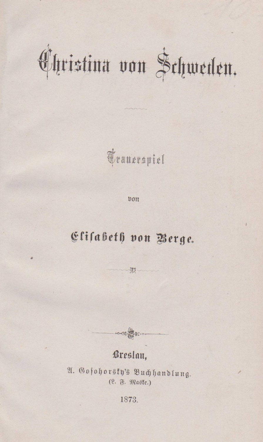 Christina von Schweden.