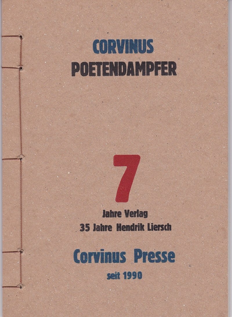 Corvinus Poetendampfer. (Deutsche Erstausgabe!).