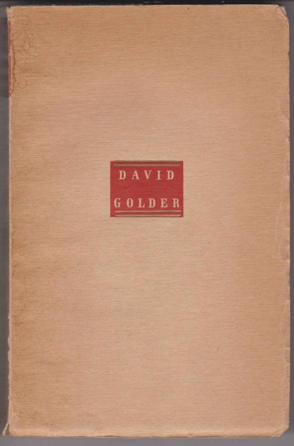 David Golder. Roman.