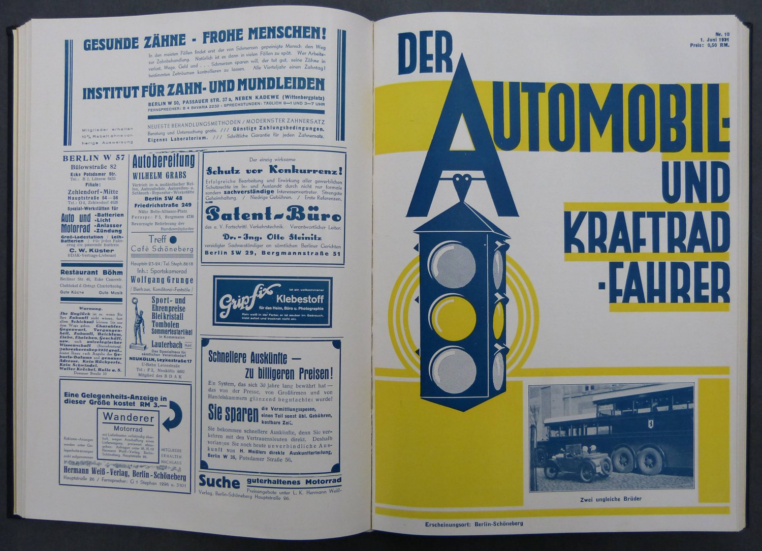 Der Automobil- und Kraftrad-Fahrer. 6. Jahrgang, 1931.