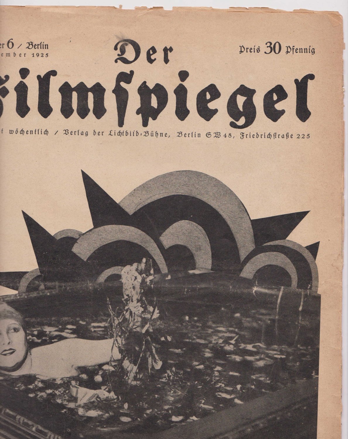 Der Filmspiegel Nr. 6 vom 8. November 1925.