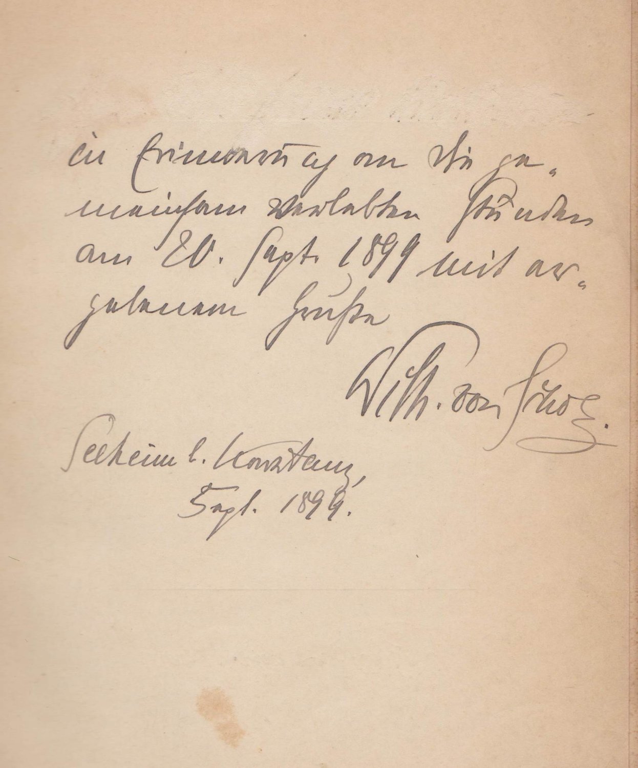 Der Gast. (Signiert!).