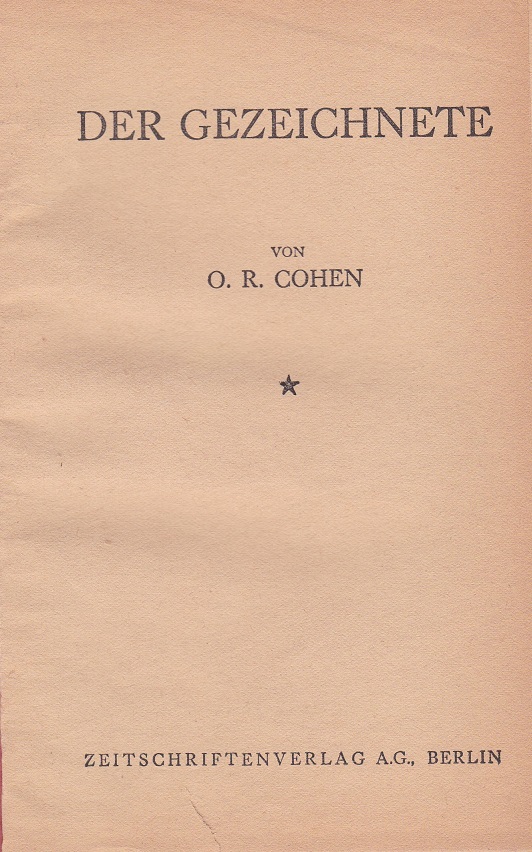 Der Gezeichnete.