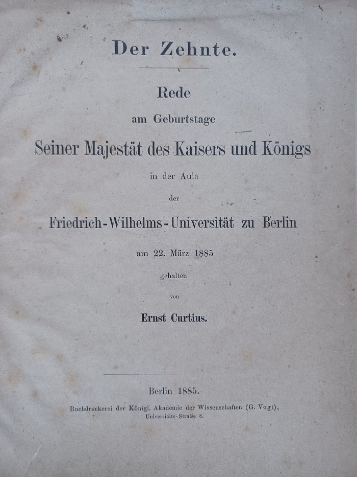 Der Zehnte. (Originalausgabe!).