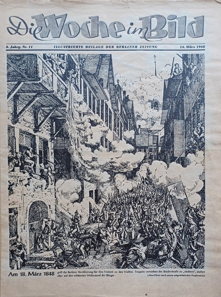 Die Woche im Bild. Illustrierte Beilage der Berliner Zeitung. 3. …