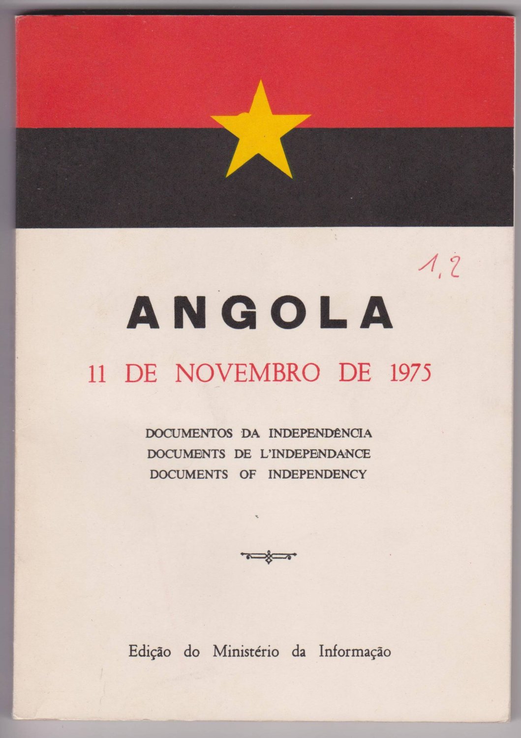 Documentos Proclamacao da Independencia da Republica Popular de Angola. (Portuguese …