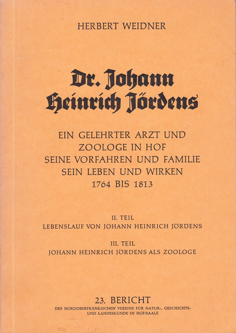 Dr. Johann Heinrich Jördens.