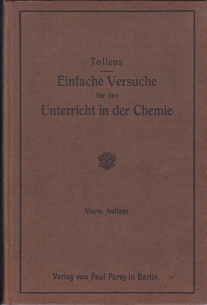 Einfache Versuche für den Unterricht in der Chemie zur Unterweisung …