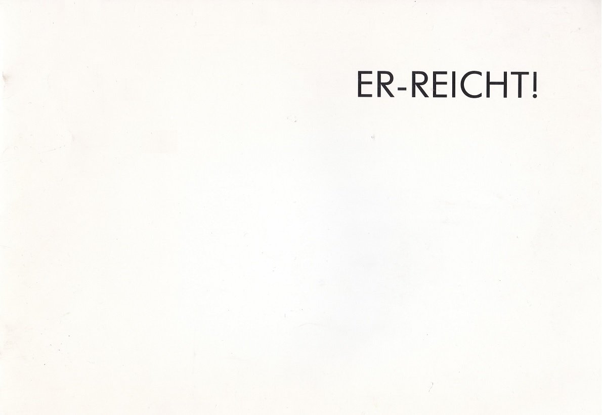ER-REICHT! (Von den vier Künstlerinnen signiert!).