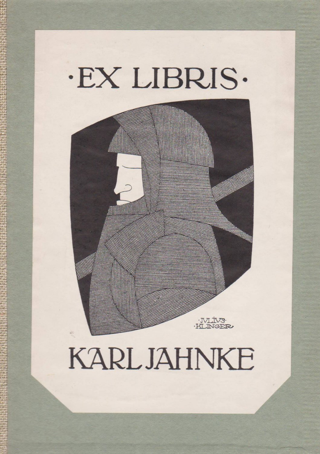 Exlibris für Karl Jahnke.