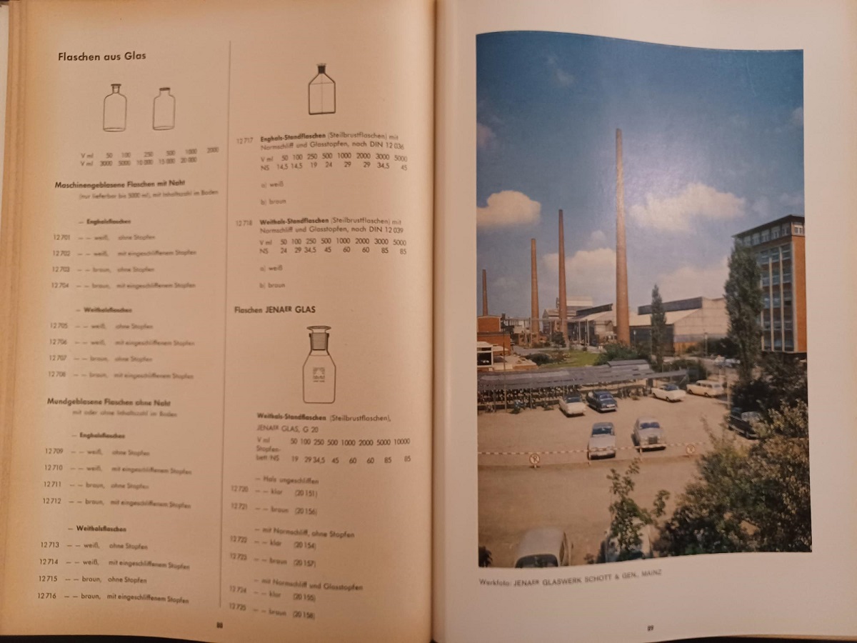 Franz Bergmann KG. Laborkatalog 1966.