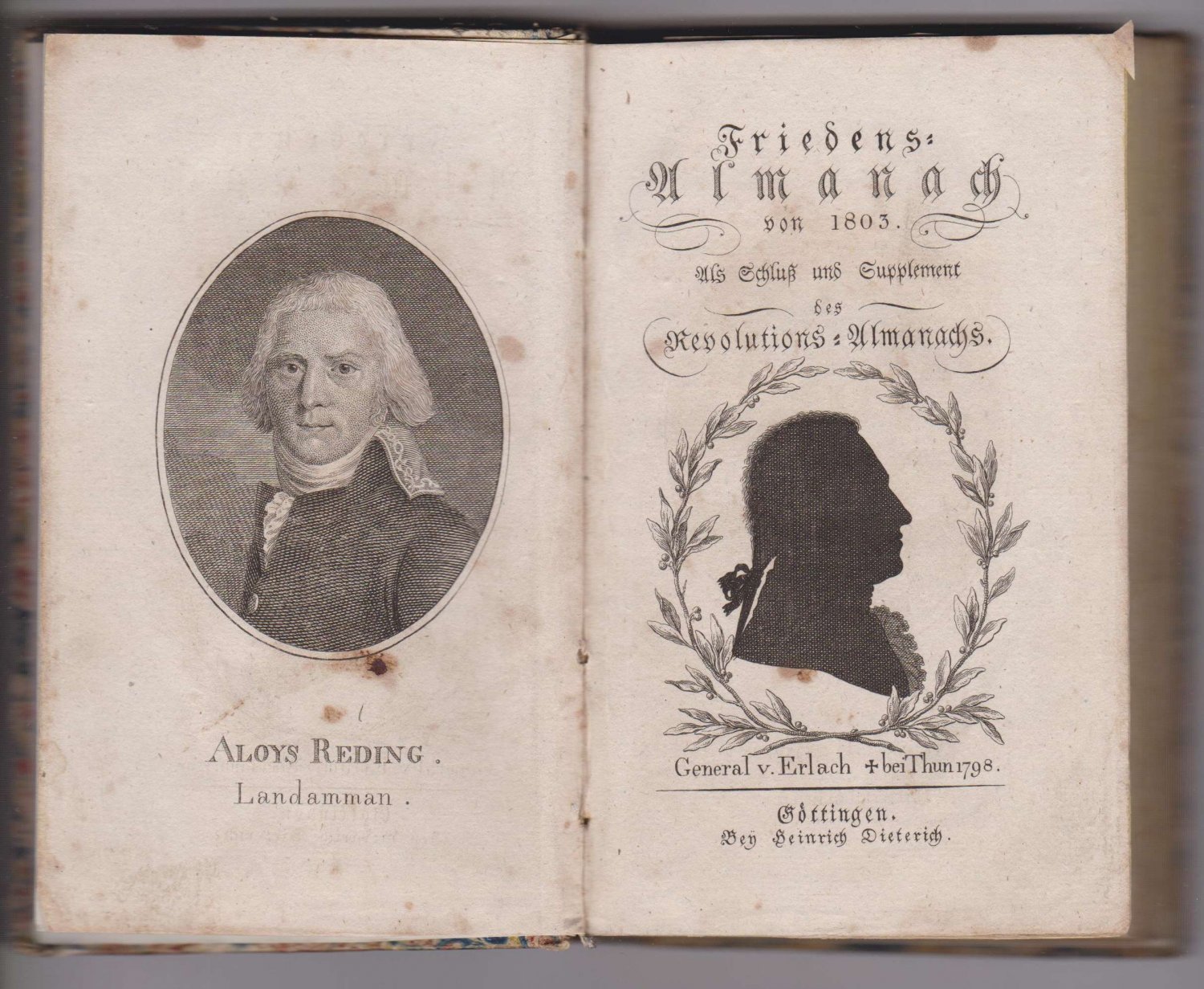 Friedens-Almanach von 1803.