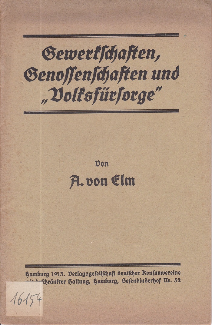 Gewerkschaften, Genossenschaften und "Volksfürsorge"