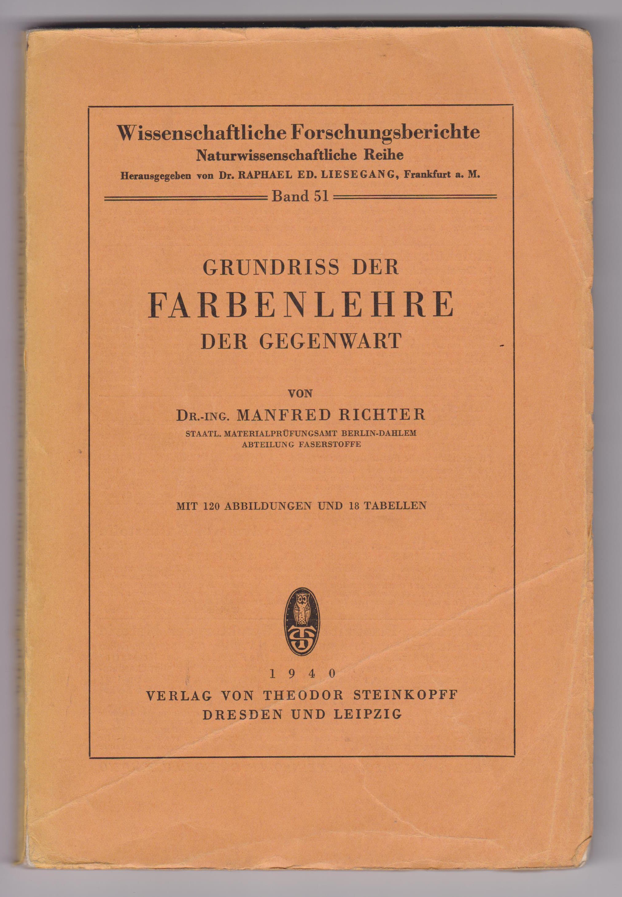 Grundriß der Farbenlehre der Gegenwart.