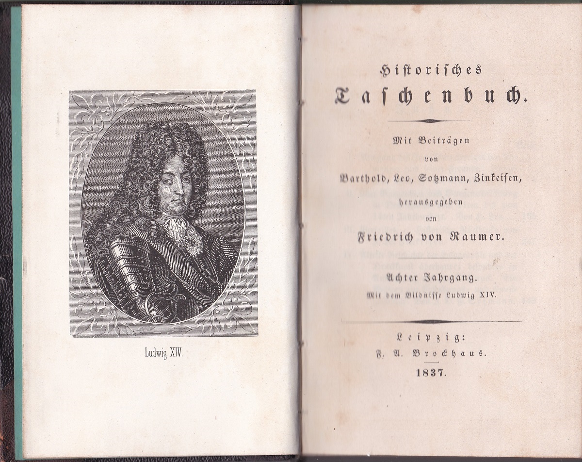Historisches Taschenbuch. Achter (8.) Jahrgang.