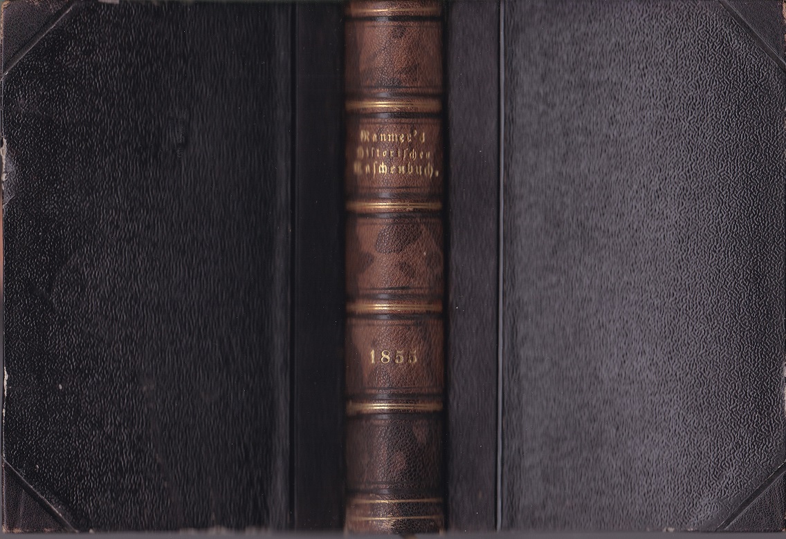 Historisches Taschenbuch. Dritte (3.) Folge. Sechster (6.) Jahrgang.