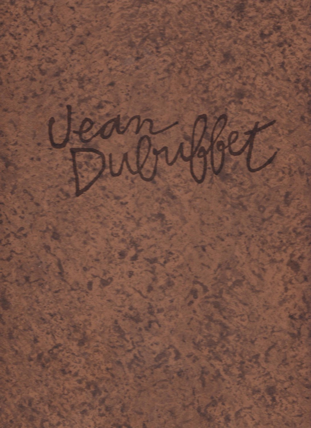 Jean Dubuffet. Empreintes. (With a dedication and signature by editor …
