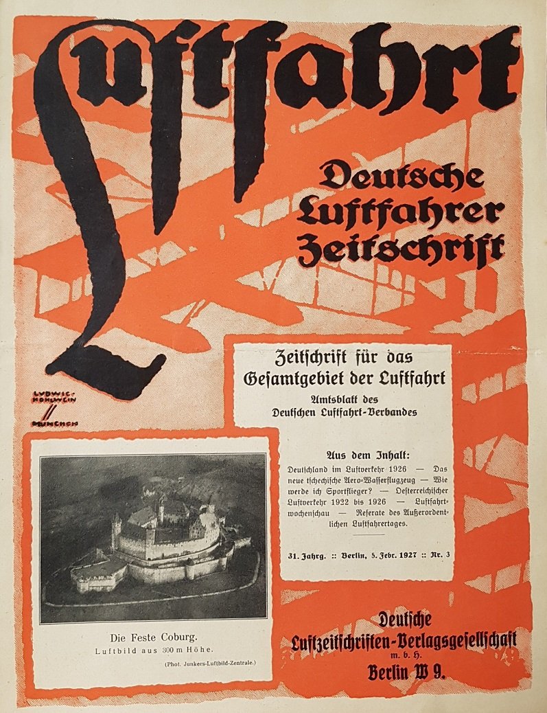 Luftfahrt. Deutsche Luftfahrer Zeitschrift. Nr. 3, 5. Februar 1927.