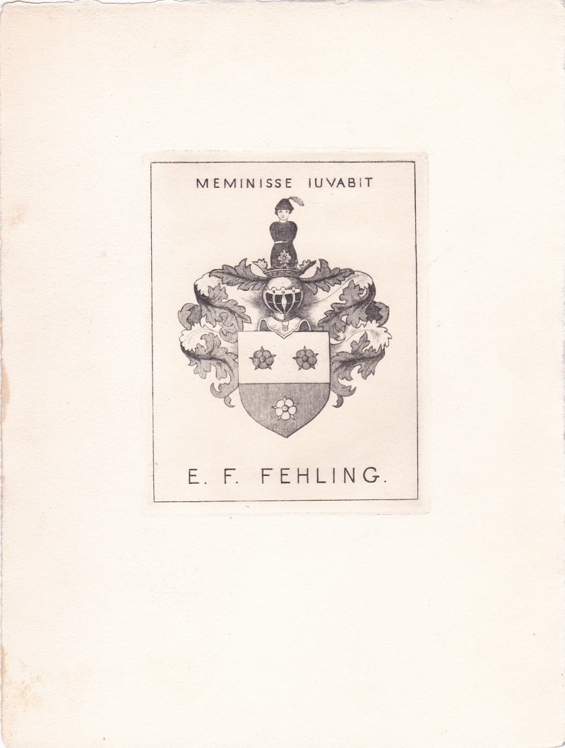 Meminisse Iuvabit (Erinnere) / E. F. Fehling.