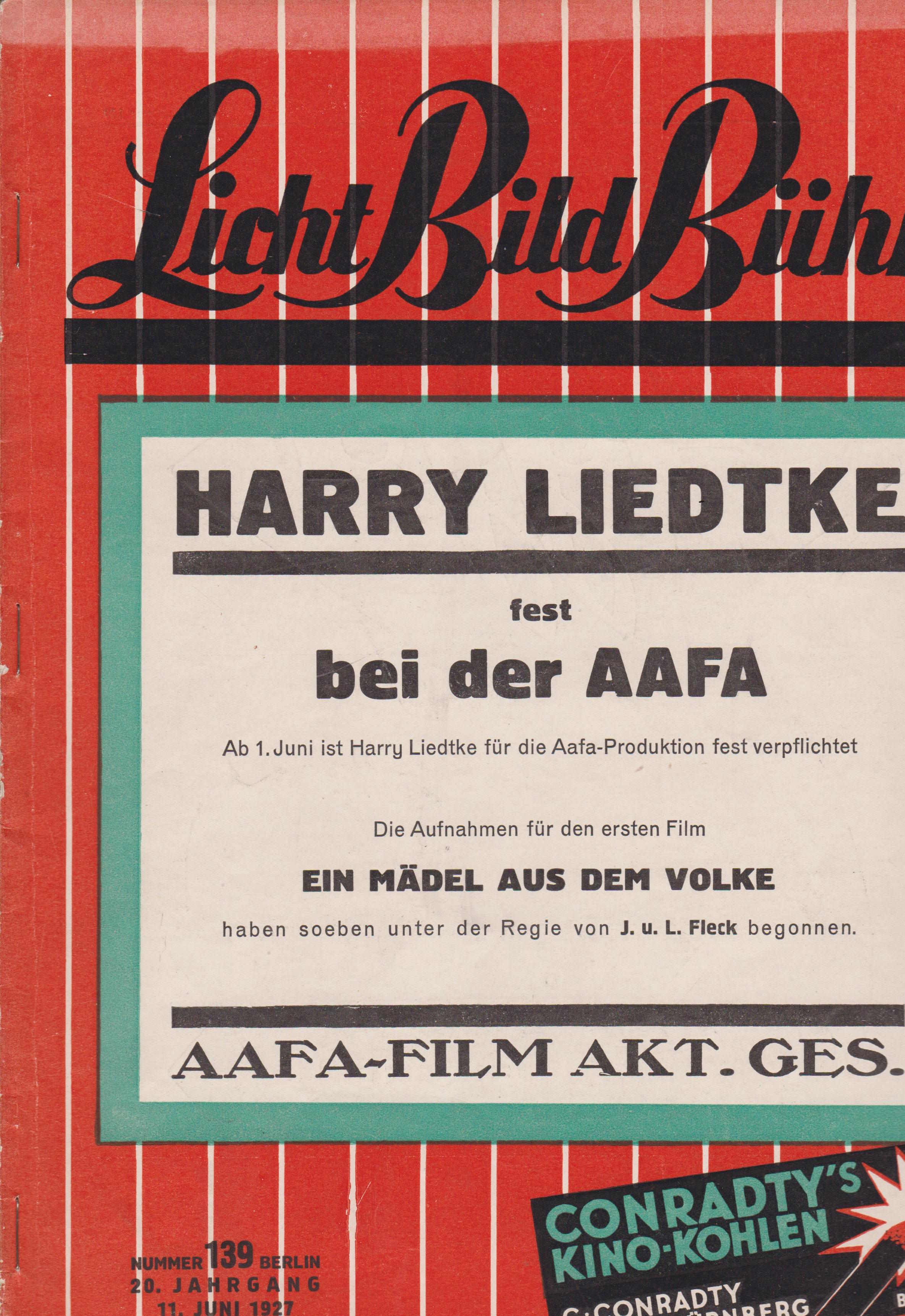 Nummer 139: Harry Liedtke fest bei der AAFA.