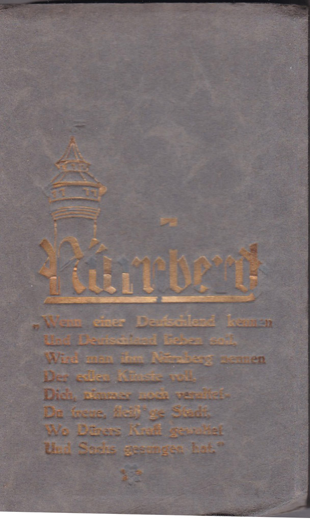 Nürnberg. (Leporello mit 18 sw Postkarten im Kupfertiefdruck).