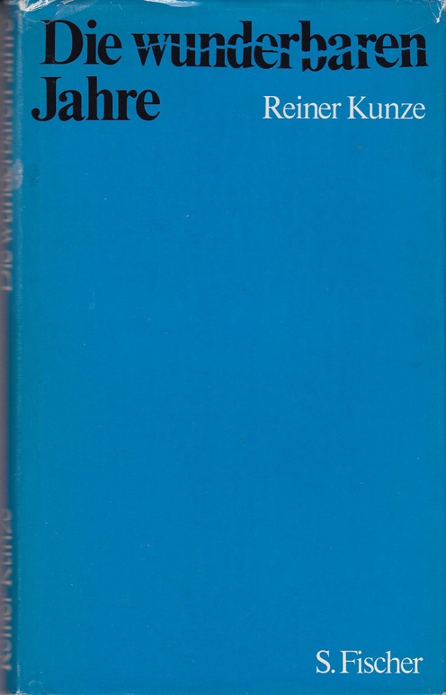 Original-Begleitschreiben des Schriftstellers Reiner Kunze zur Übersendung von "Die wunderbaren …