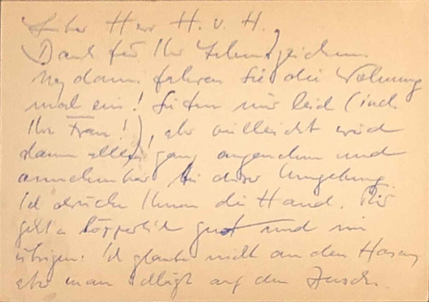 Original-Postkarte des Autors Reiner Kunze an einen ihm bekannten Theologen …