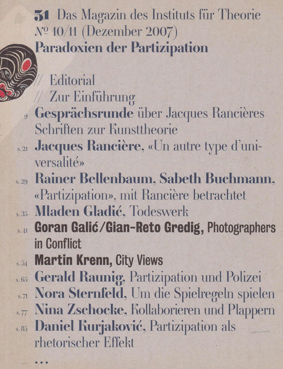 Paradoxien der Partizipation.