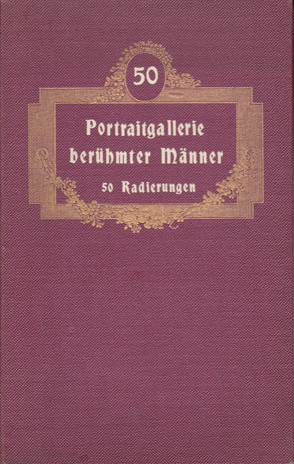 Portraitgallerie berühmter Männer.