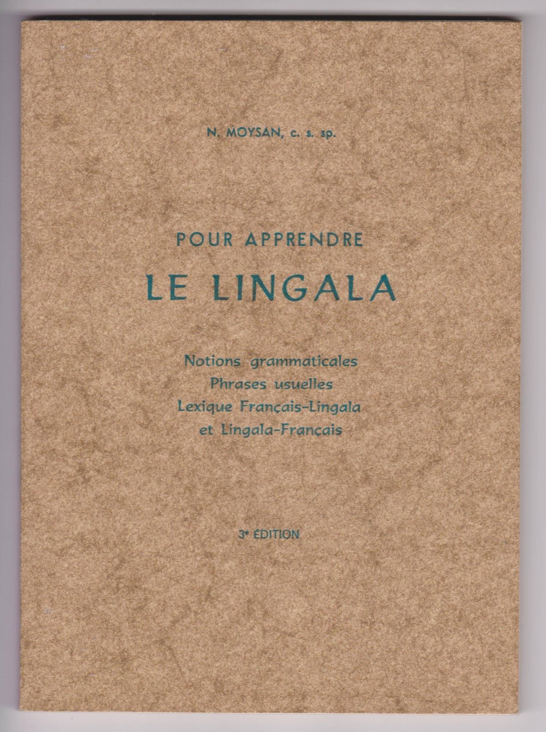 Pour apprendre le Lingala.