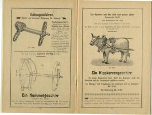 Preisbuch über complette Ochsen-Geschirre