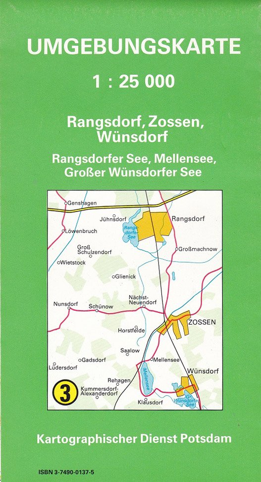 Rangsdorf, Zossen, Wünsdorf, Rangsdorfer See, Mellensee, Großer Wünsdorfer See.