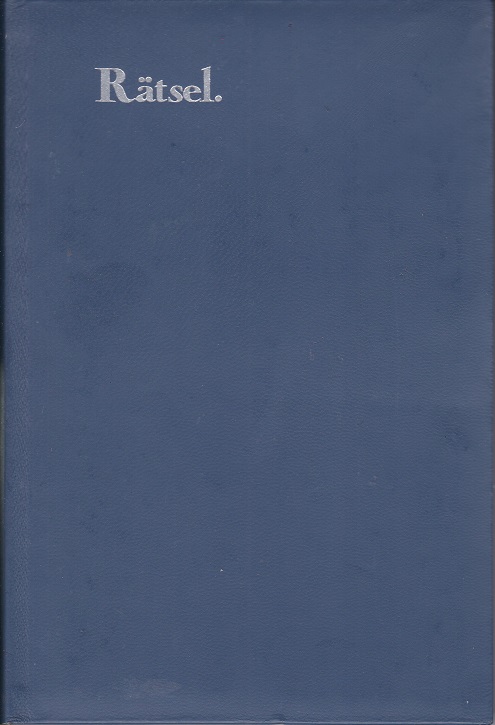 Rätsel. ich schaue in den geheimnisvollen Raum eines verschollenen Denkens, …