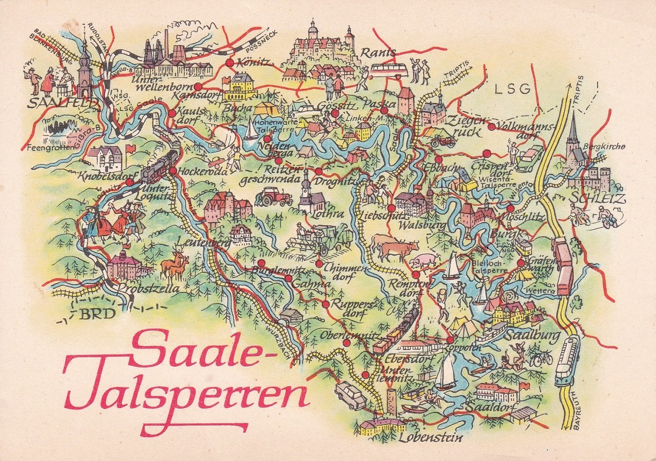 Saale-Talsperren.