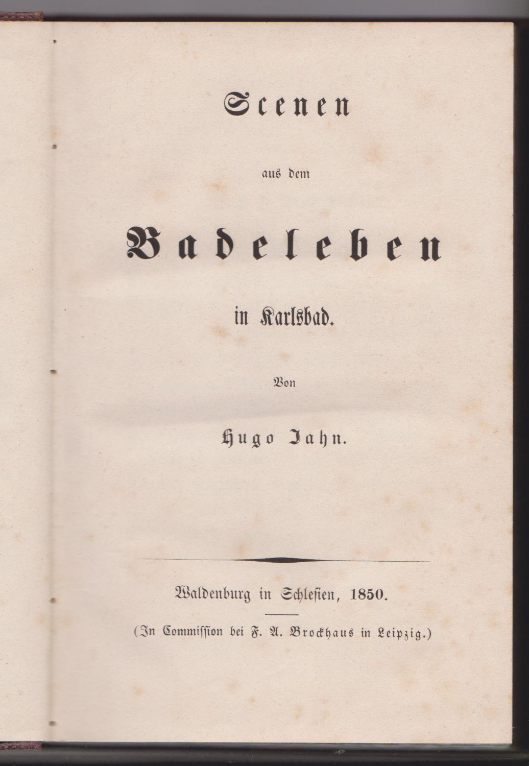 Scenen aus dem Badeleben in Karlsbad.