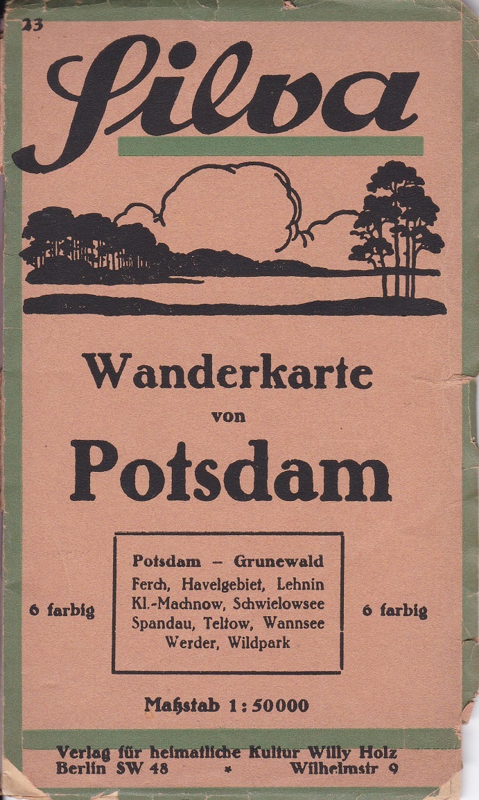 Silva Wanderkarte von Potsdam. 1 : 50 000.