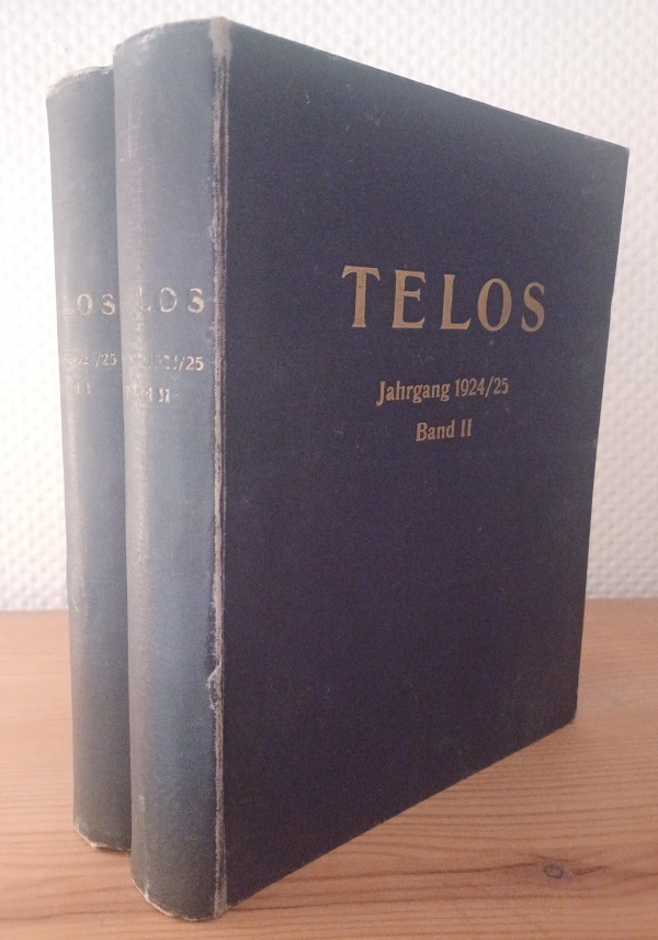 Telos. Eine Halbmonatsschrift für Arbeit und Erfolg. Jahrgang 1924/25.