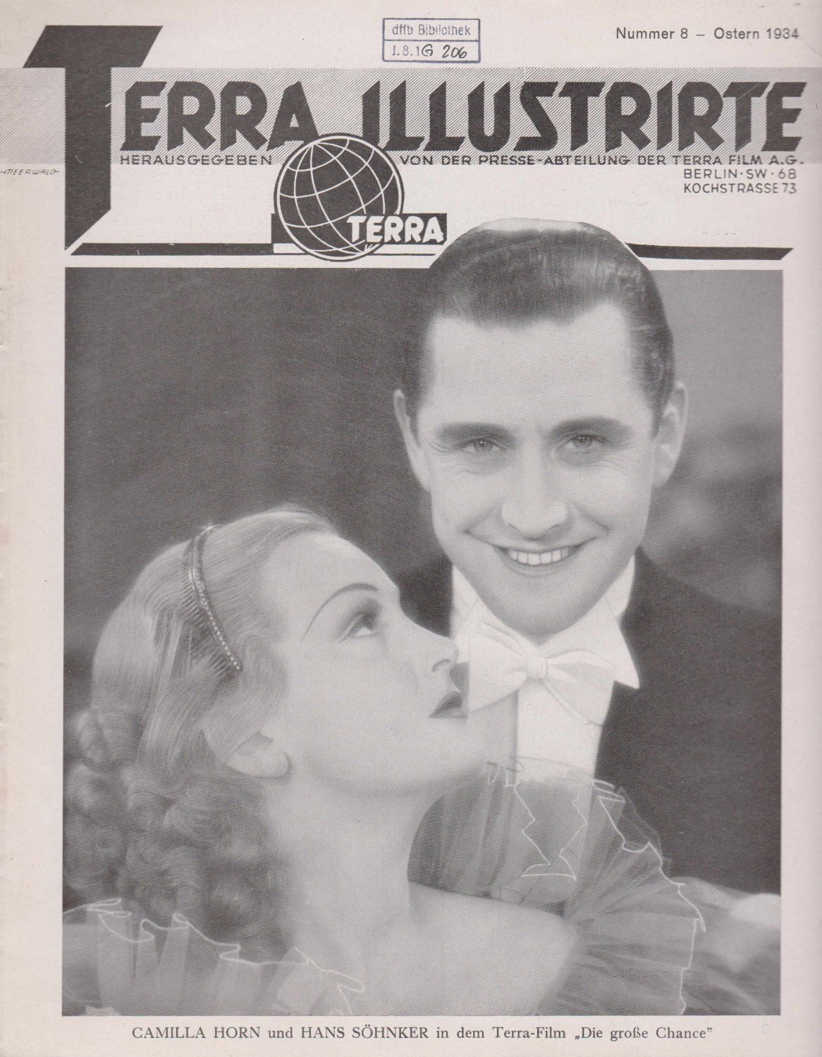 Terra Illustrierte. Nummer 8 - Ostern 1934.