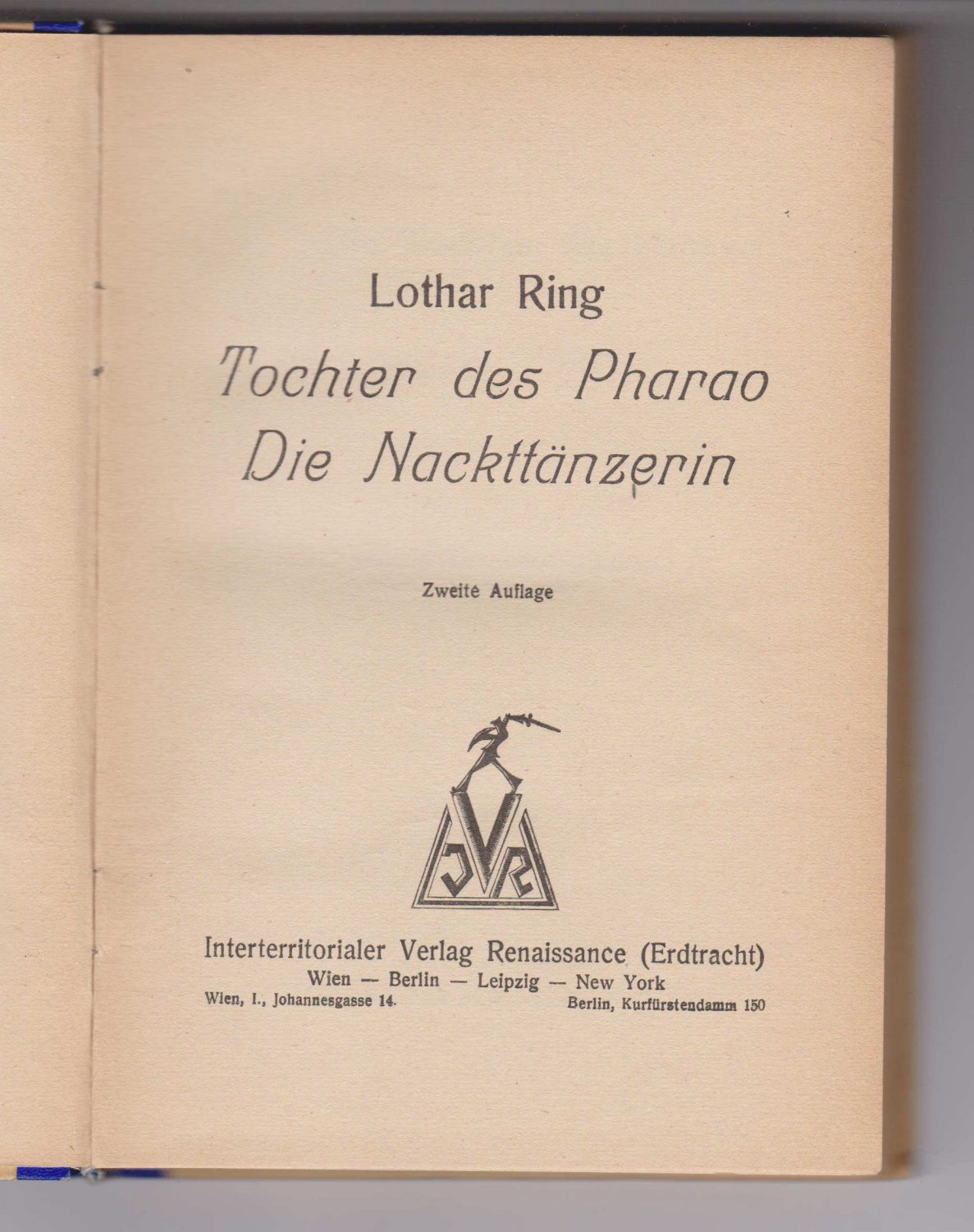 Tochter des Pharao. Die Nackttänzerin.