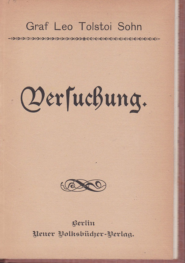 Versuchung.