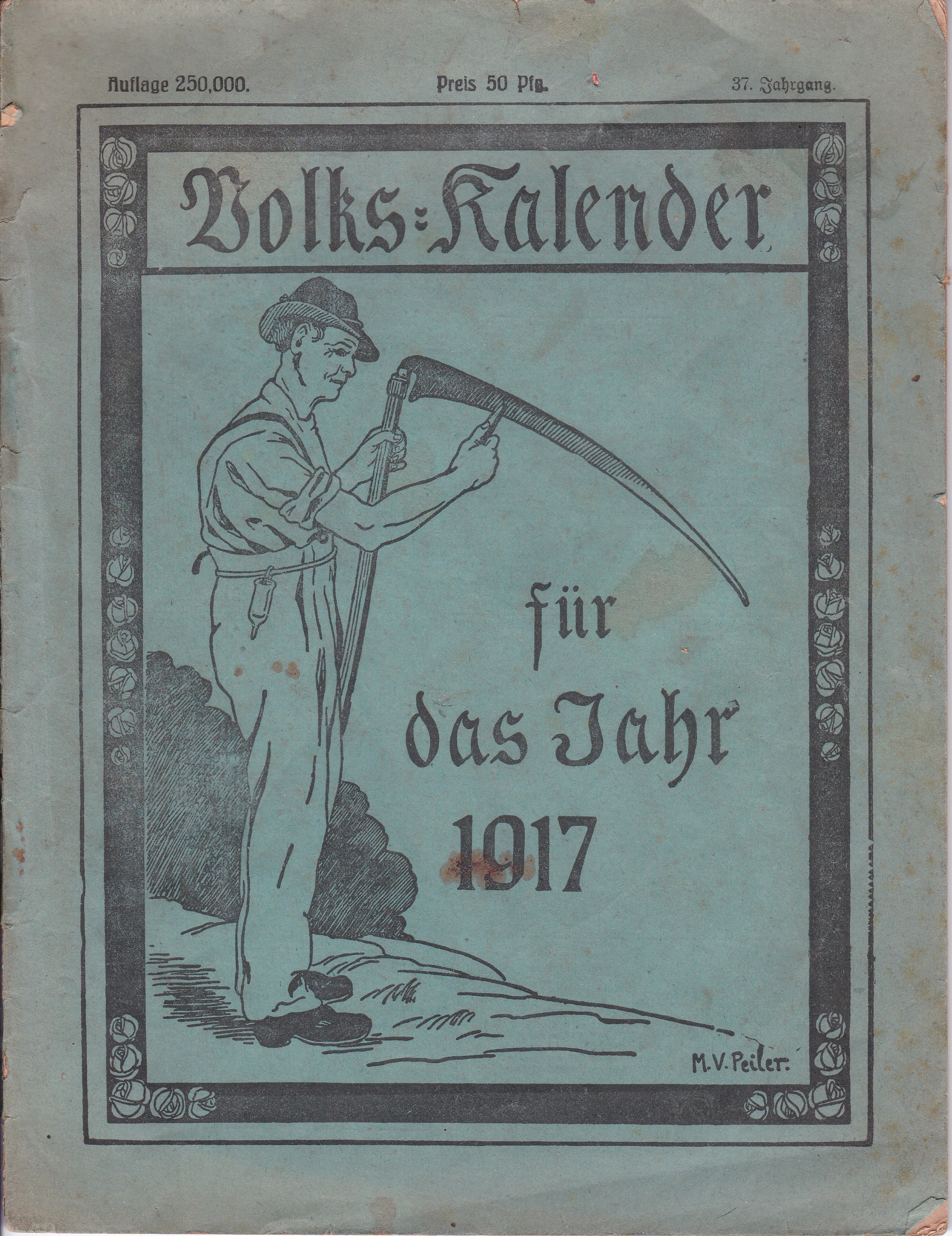 Volks-Kalender für das Jahr 1917.