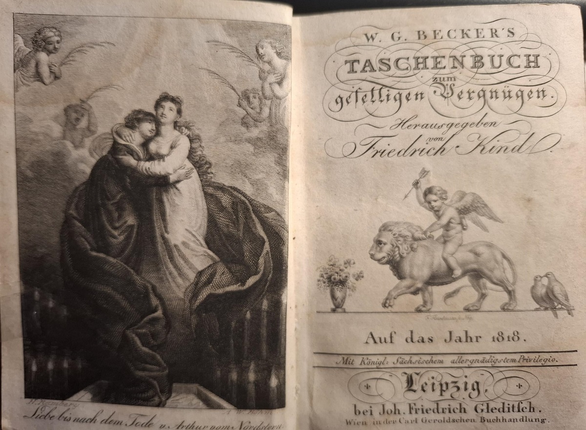 W.G. Becker's Taschenbuch zum geselligen Vergnügen. Auf das Jahr 1818.