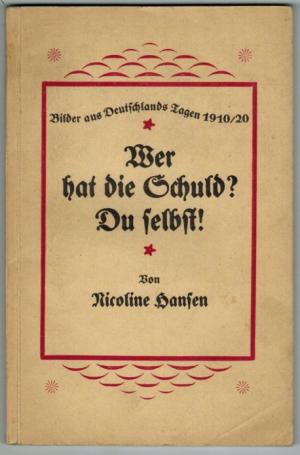 Wer hat die Schuld? Du selbst!