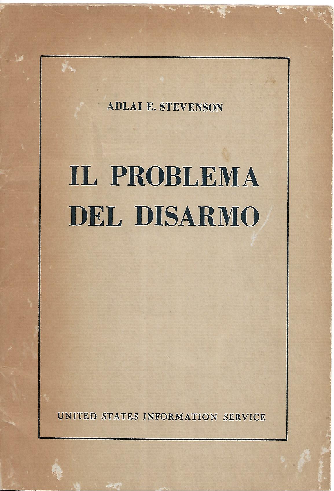 Il problema del disarmo