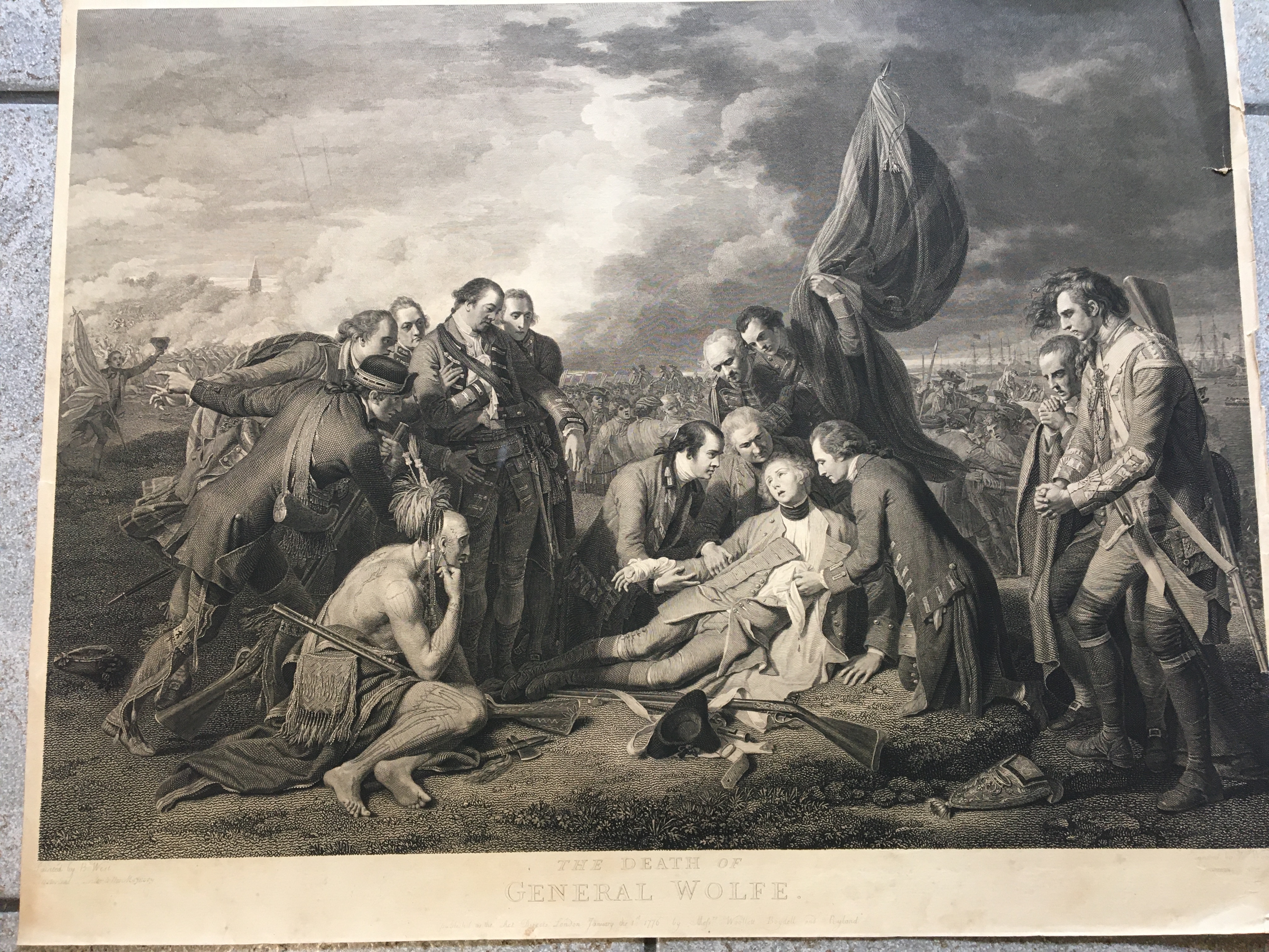 The death of General Wolfe. London. Boydell and Ryland. 1776. …