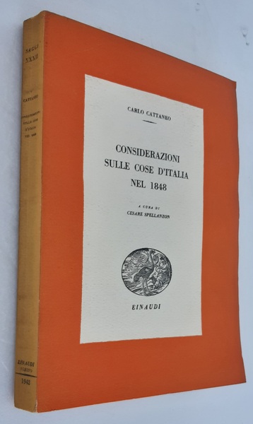 CONSIDERAZIONI SULLE COSE D’ITALIA NEL 1848